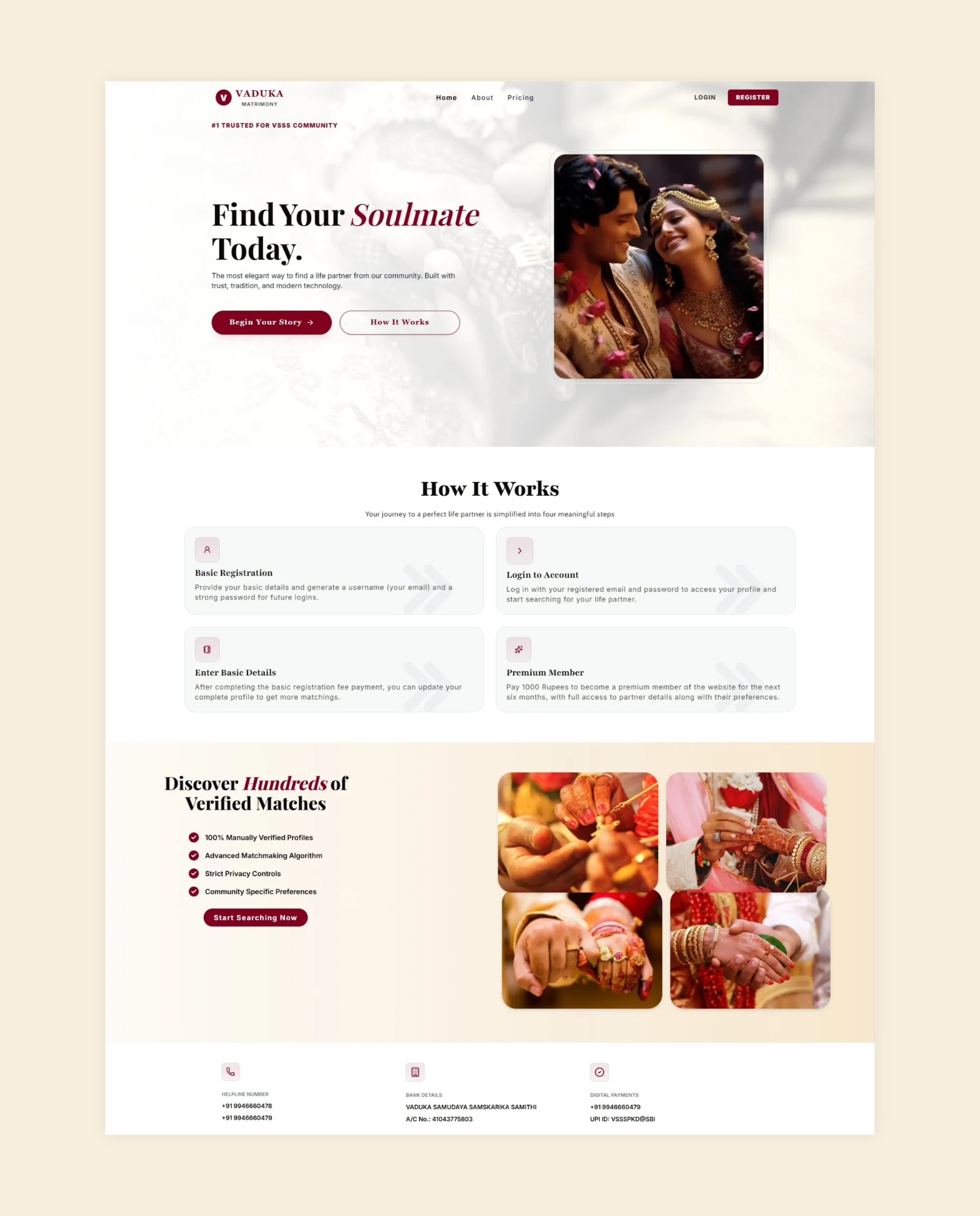 Matrimony Application